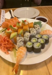 Mixed sushi platter